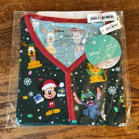 Little Sleepies Other - Little Sleepies Disney Christmas Parade Long Sleeve Womens Top- Size Medium